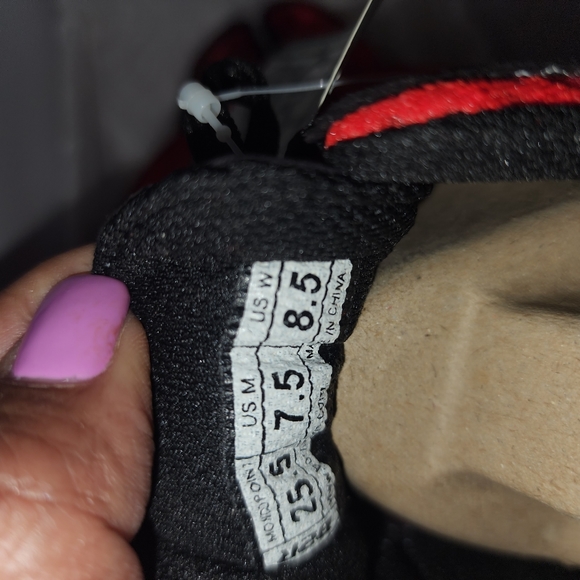 Born2run red & black running shoes unisex - Picture 4 of 9